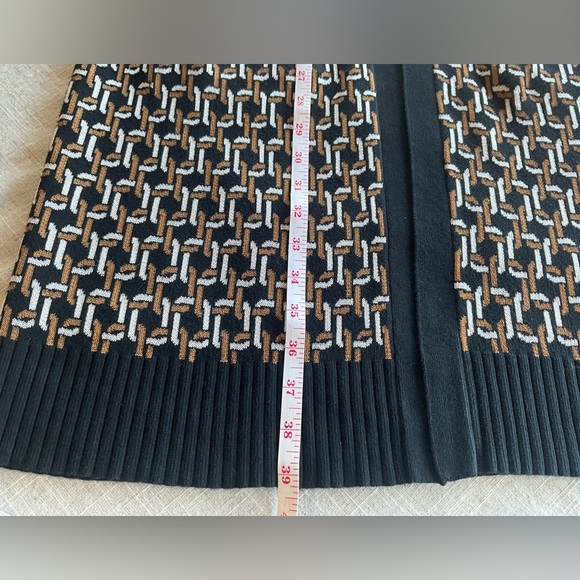 Chico's Chain Print Duster Cardigan Sweater - Picture 6 of 6